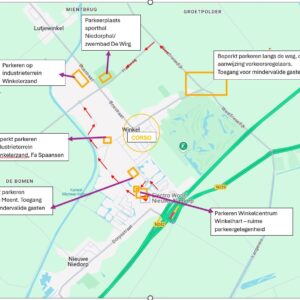 Parkeerplan Bloemencorso Winkel