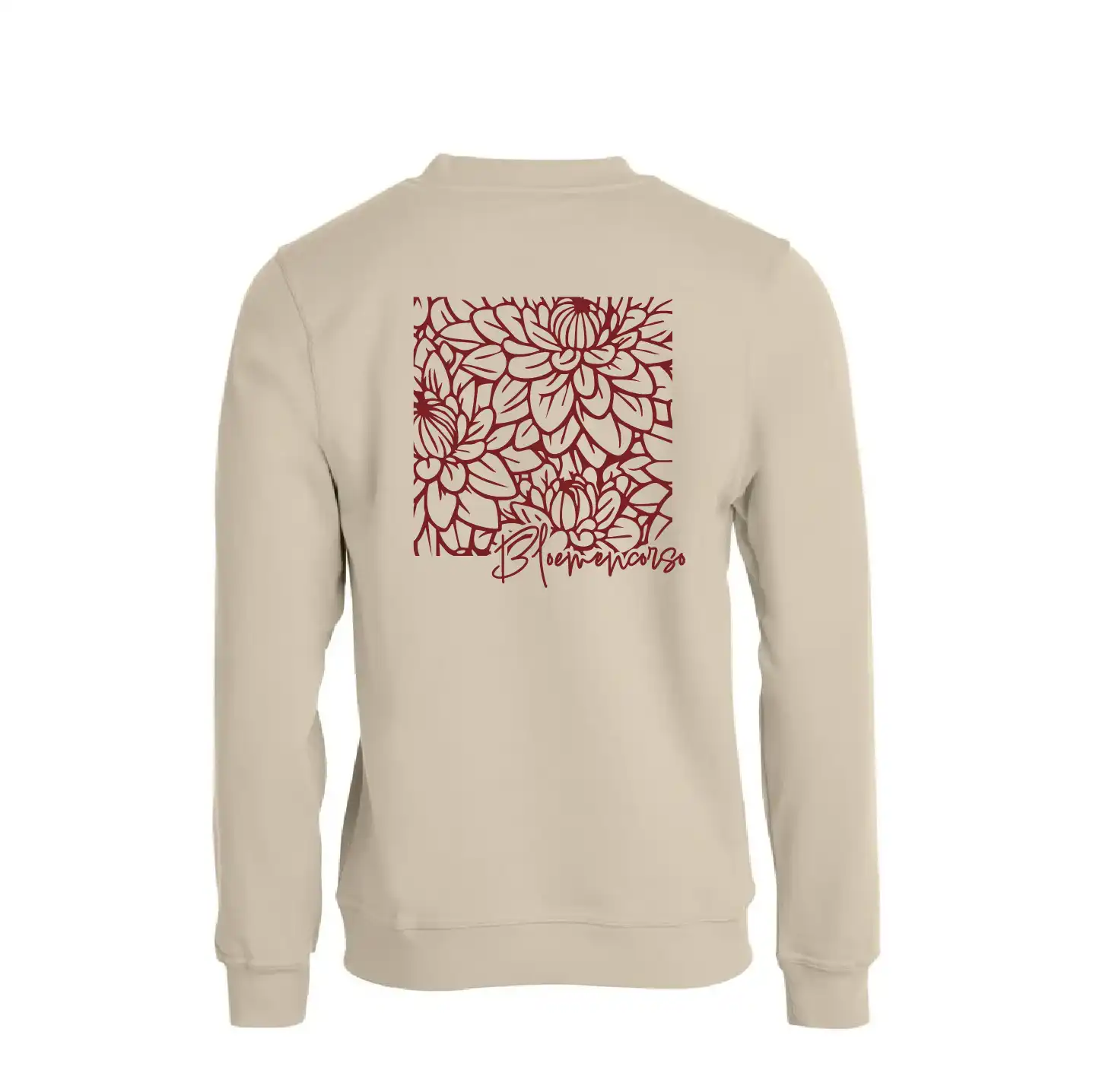 Sweater-Beige-achter-Opdruk-Patroon-Kleur